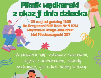 Piknik wędkarski z okazji Dnia Dziecka 2024