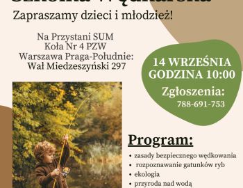 Szkółka Wędkarska - zajęcia 14 września